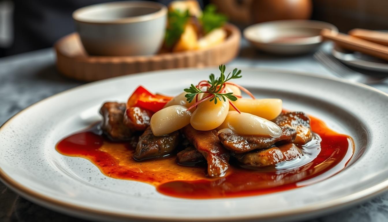 Seasonal meal prepared in a home kitchen